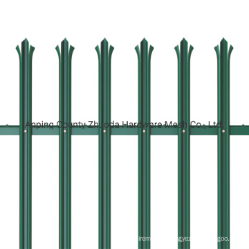 Amazon Hot Sale 1.8m High W Section Palisade Security Fencing